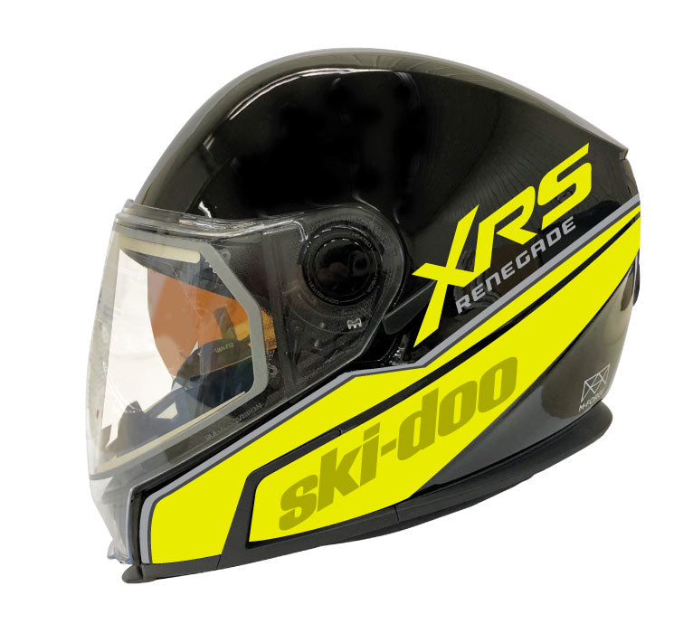 Ski-Doo BRP Helmet XRS Yellow Renegade Decals