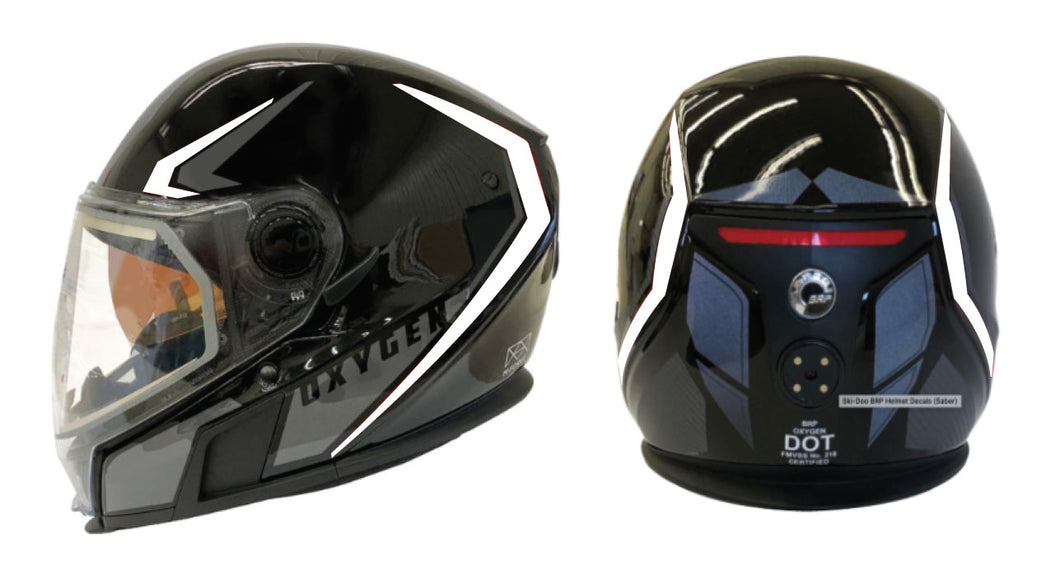 Ski-Doo BRP Helmet Decals (Saber)